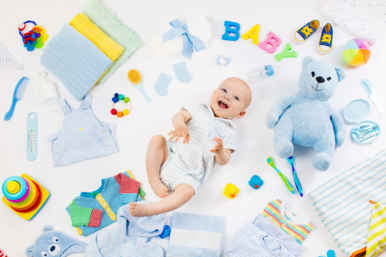Just born baby and product!